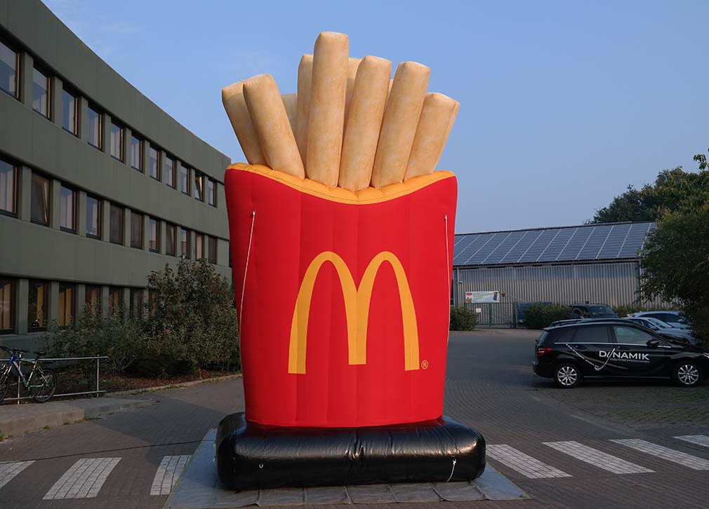 inflatable Mc Donald’s fries
