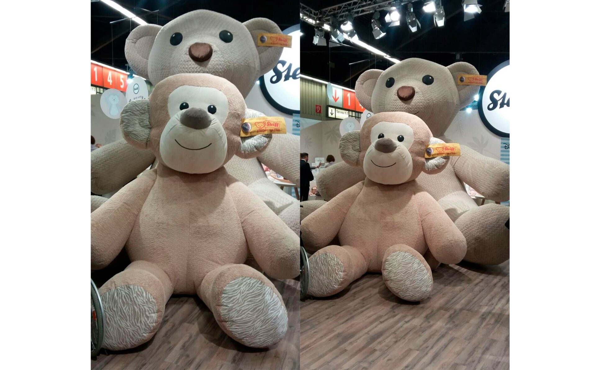 teddy-steiff-bear-monkey-inflatable