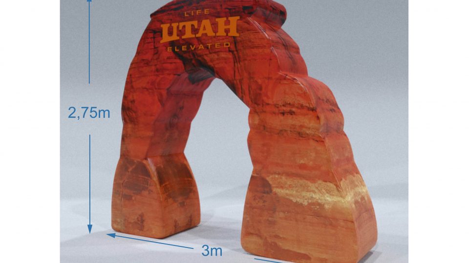 delicate arch Utah inflatable