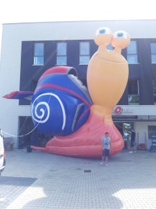 riesen Schnecke aufblasbar