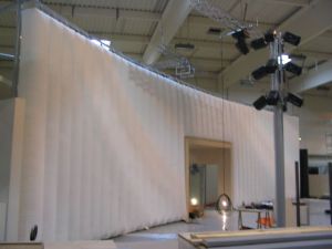 aufblasbare Messewand