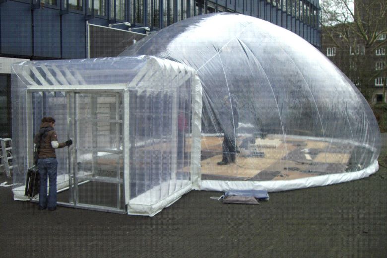 Transparent dome tent