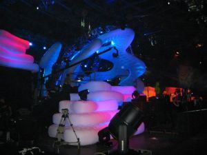 Messebau - aufblasbare Messestände 17 Bühnenbild The Dome aufblasbar