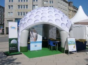 riesen Golfball aufblasbar 100 Jahre Deutscher Golfverband