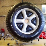 Aufblasbarer Reifen als weiteres Beispiel einer aufblasbaren Figur