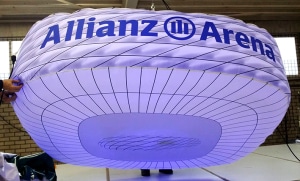 Messebau - aufblasbare Messestände 7 aufblasbare Allianz Arena