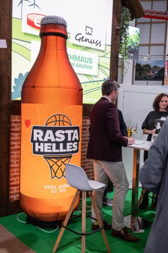 Aufblasbare Bierflasche 2,50 m