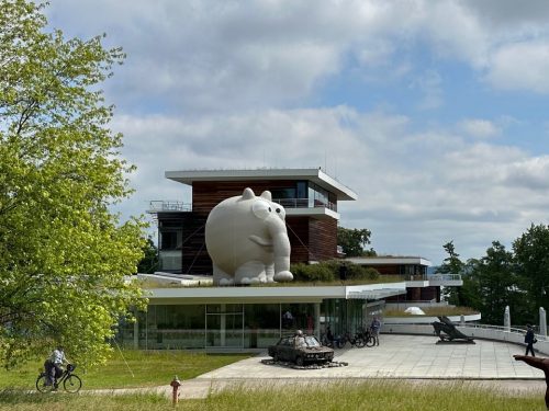 Individuelle Inflatables 2 Aufblasbare Dachwerbung Ottifantenfigur