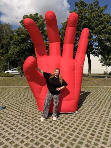 Aufblasbare Hand 3,5 Meter