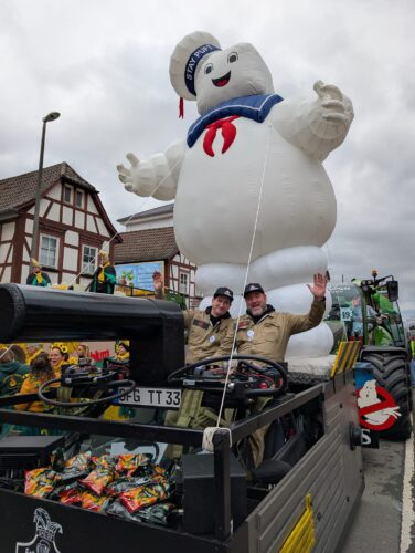 Aufblasbarer Marshmallow-Geist zur Vermietung