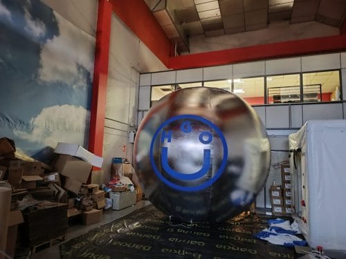 Aufblasbarer-Silber-Ball-4m