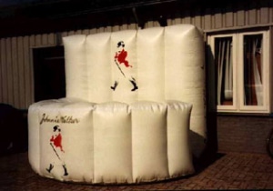 aufblasbare Theke Johnnie Walker