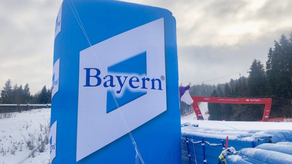 Aufblasbare Bayern-Wand-Skiweltcup