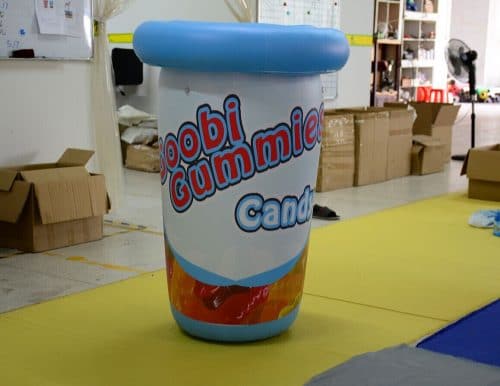 Becher aufblasbar luftdicht