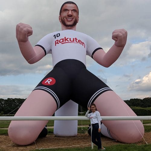 Aufblasbarer Lukas Podolski 10m