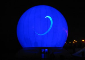 textile Eventhalle aufblasbar