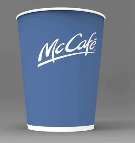 Coffee to go Becher McDonald's