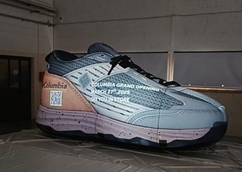 beleuchteter aufblasbarer Schuh (Columbia)