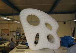 Messebau - aufblasbare Messestände 12 aufblasbares Bühnenelement