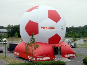 textile Bauten aufblasbar