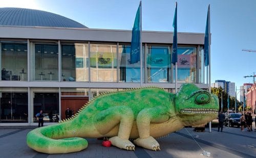 Aufblasbares Chamäleon 10 m