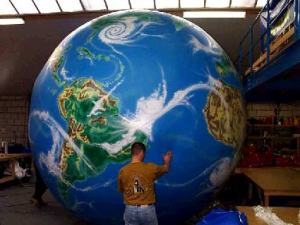 Weltkugel aufblasbar