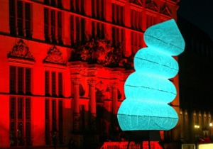 Aufblasbare Outdoor - Werbung 20 600 Jahre Bremer Roland amorphe Objekte