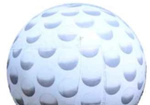 Aufblasbare Outdoor - Werbung 25 riesen Golfball aufblasbar 100 Jahre Deutscher Golfverband