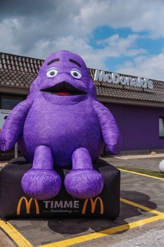 Inflatable Grimace - Figure