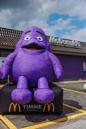 Inflatable Grimace - Figure