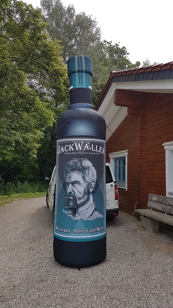 aufblasbare Jack Waeller Flasche 4m