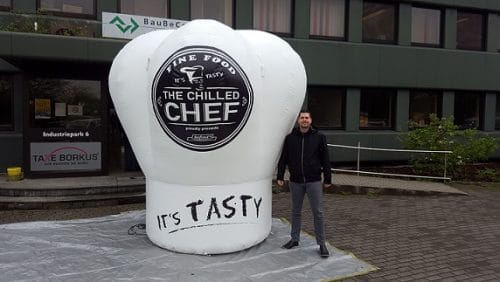 Kochmütze aufblasbar