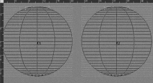 Entwurfszeichnung Weltkugel