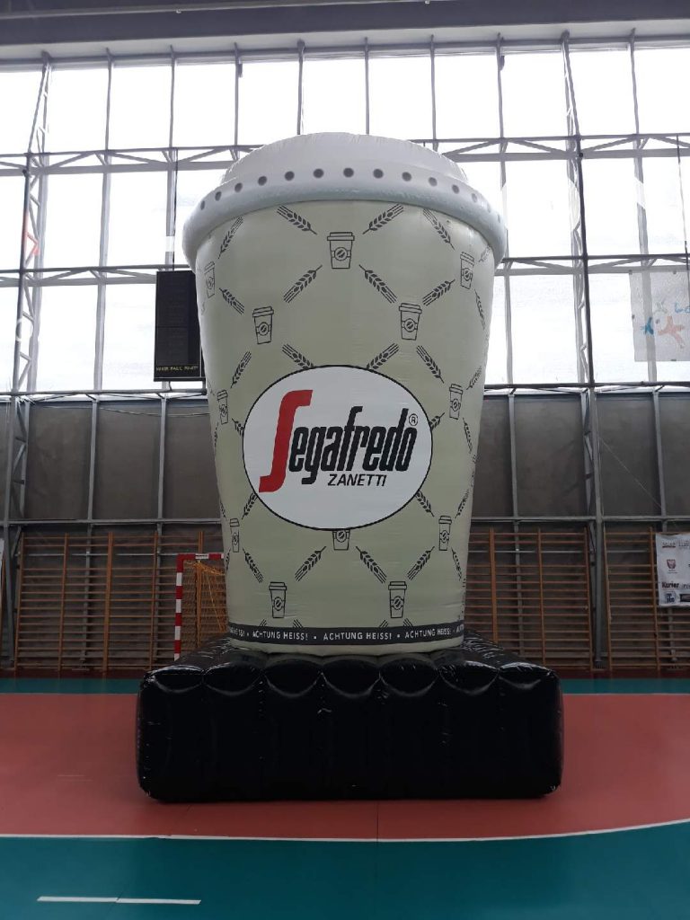 Kaffeebecher aufblasbar