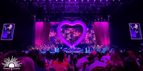 Riesenherz XXL als Bühnenbild