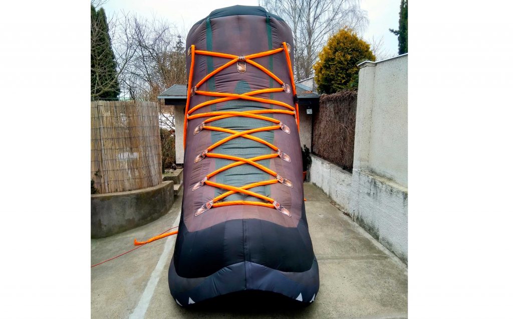Aufblasbarer Riesen-Schuh