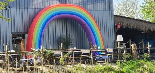 Inflatables News 10 Aufblasbarer Regenbogen Torbogen Vermietung