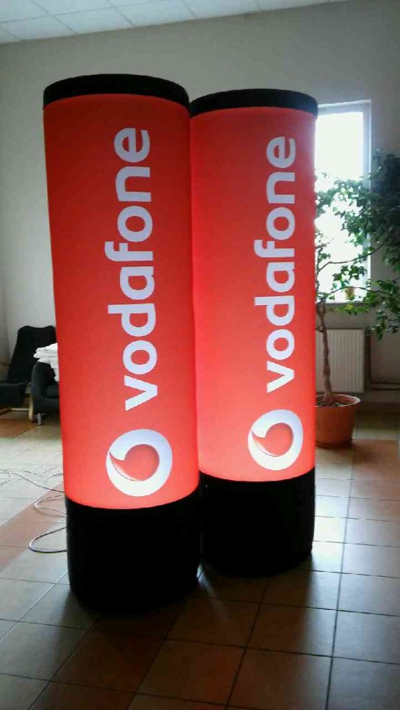 Vodafone Werbesäule