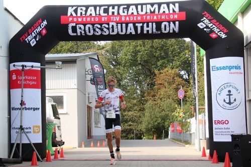 aufblasbarer Zielbogen Triathlon