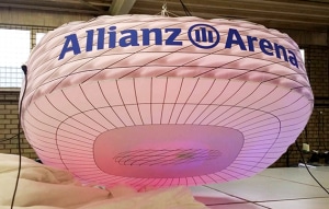 Inflatables News 7 Beleuchtete Allianz Arena aufblasbar