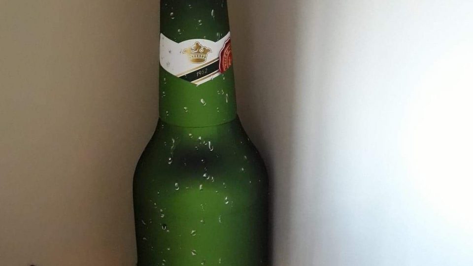 aufblasbare Bierflasche 5m