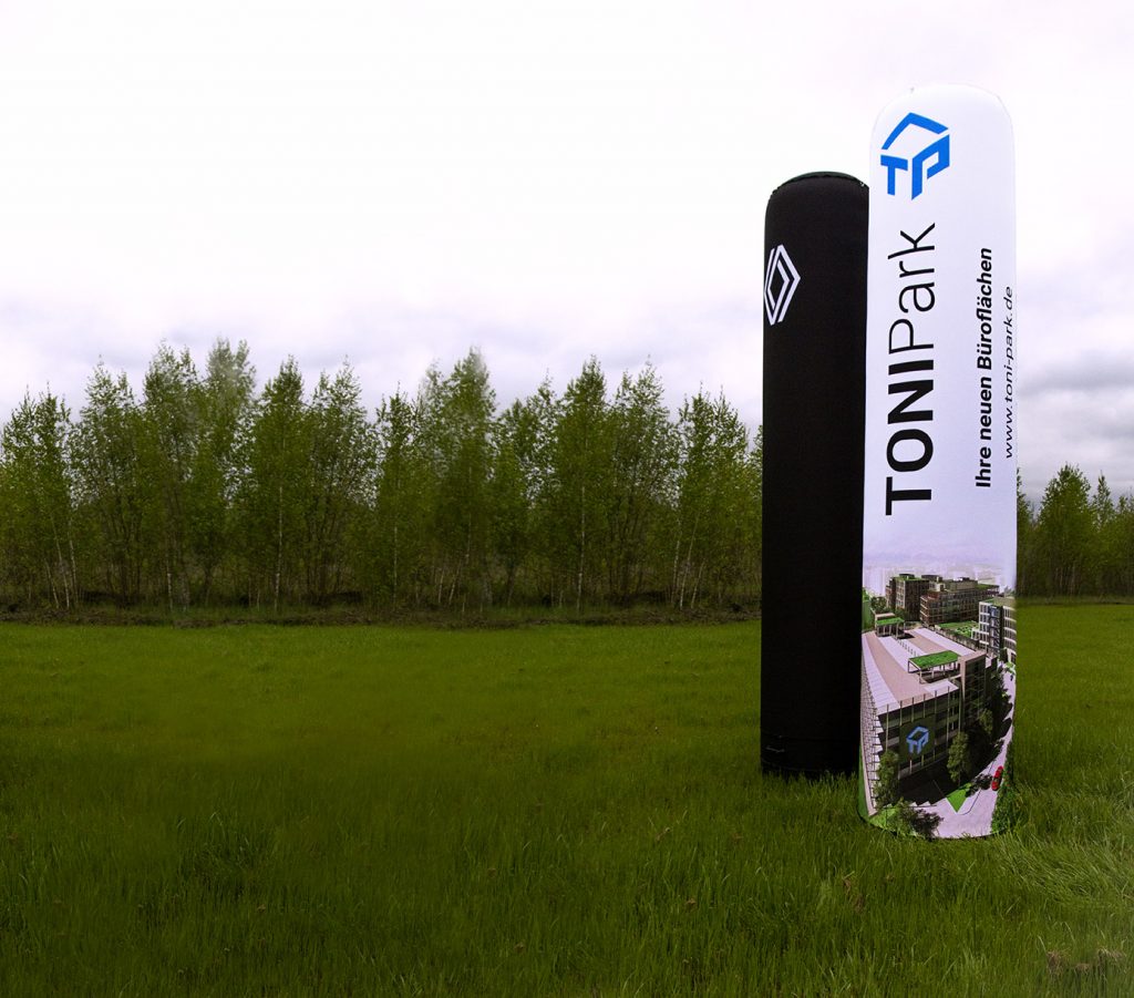 aufblasbare Werbesäulen