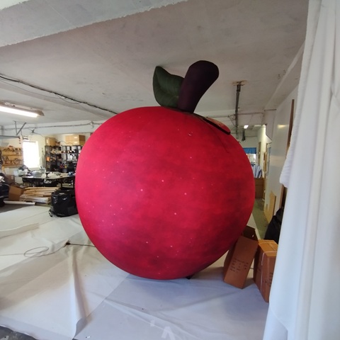 aufblasbarer Apfel 3m