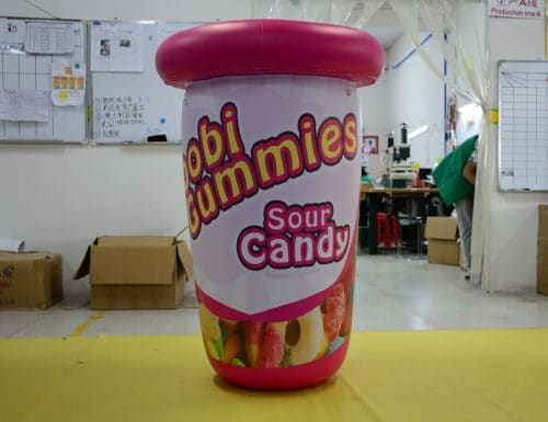 aufblasbarer Becher luftdicht