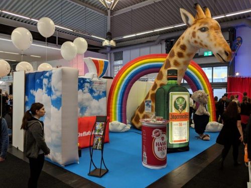 Inflatables News 7 aufblasbarer Messestand