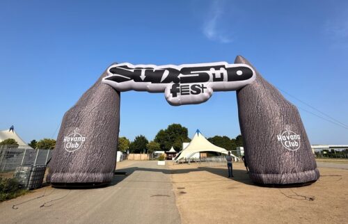 aufblasbarer Torbogen Sonderform