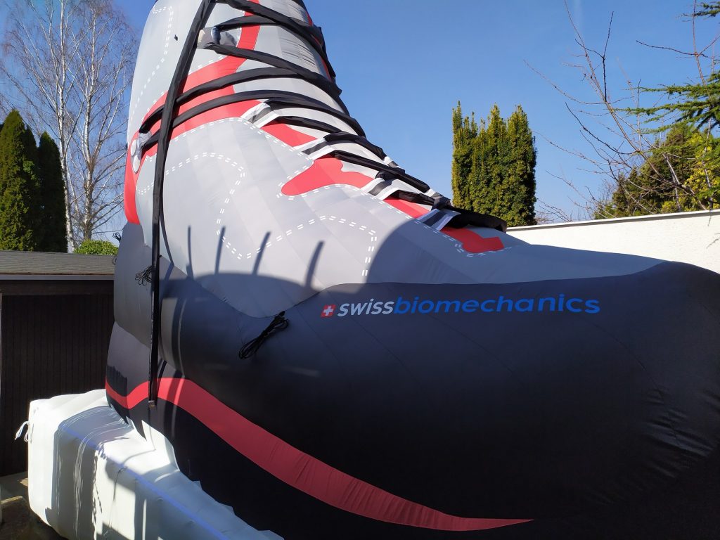 aufblasbarer Wanderschuh