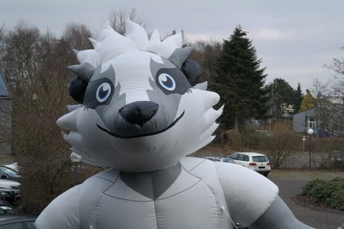 Aufblasbare Riesenfigur