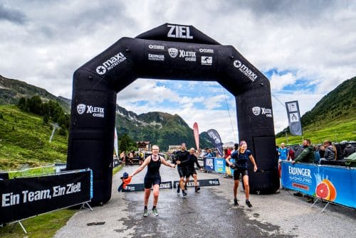 Aufblasbarer Torbogen als Zieleinlauf in Tirol 2024