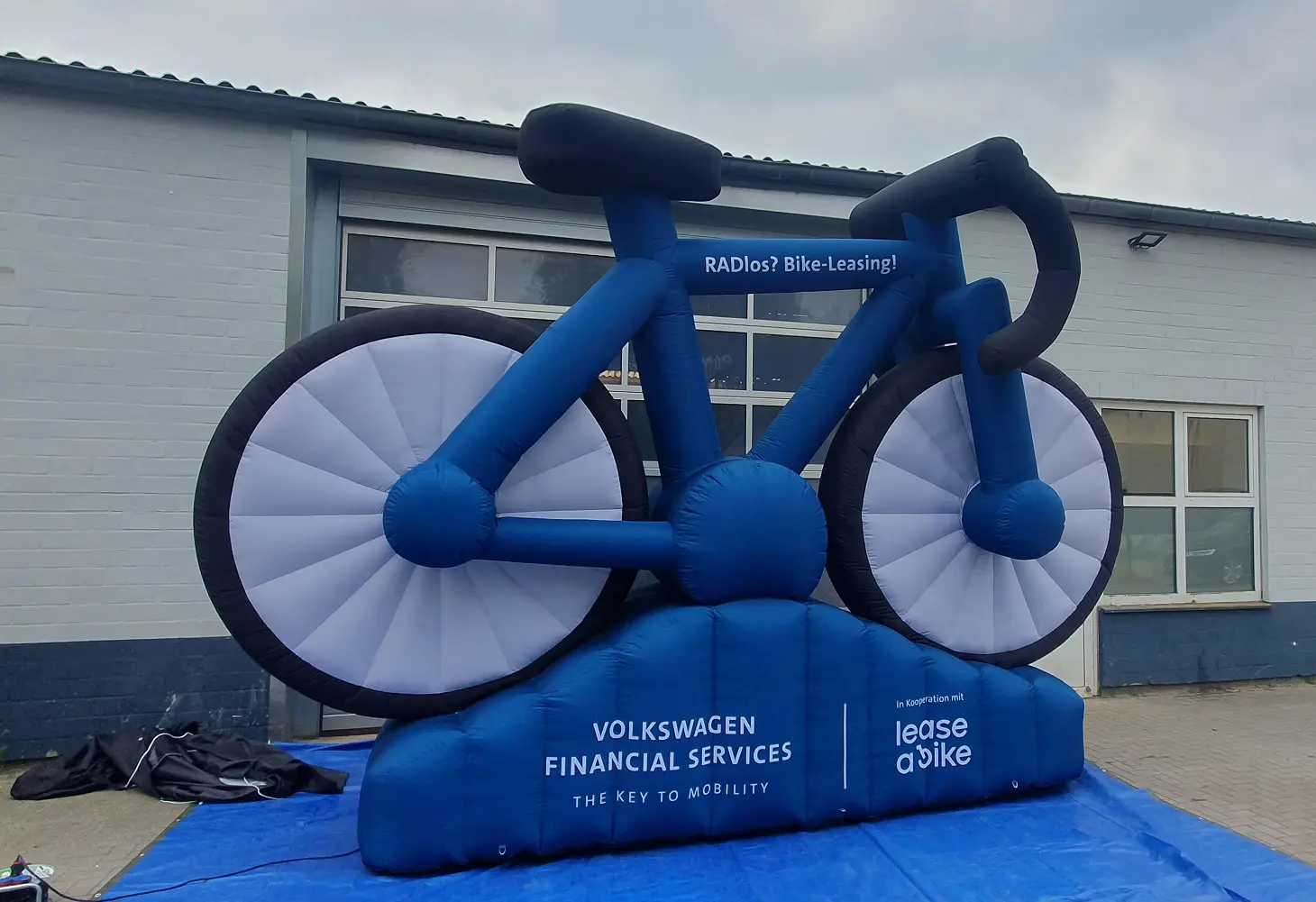 Riesiges aufblasbares Fahrrad XXL  AIR promotion